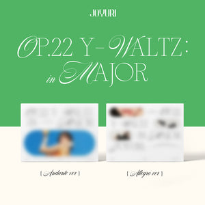 JO YURI 1ST MINI ALBUM 'OP.22 Y-WALTZ: IN MAJOR' COVER