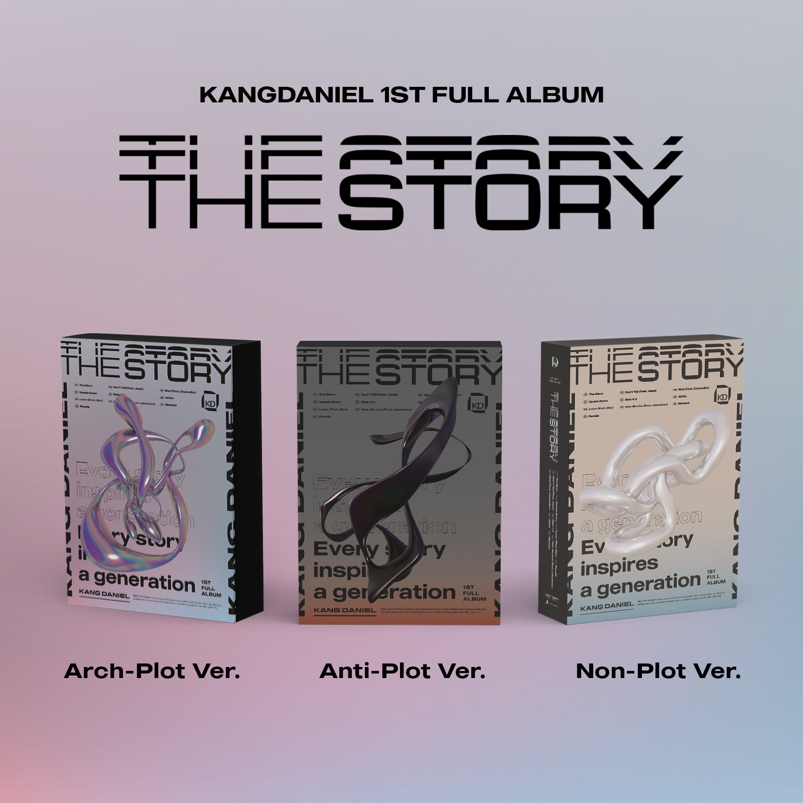KANG DANIEL 1ST FULL ALBUM 'THE STORY' COVER