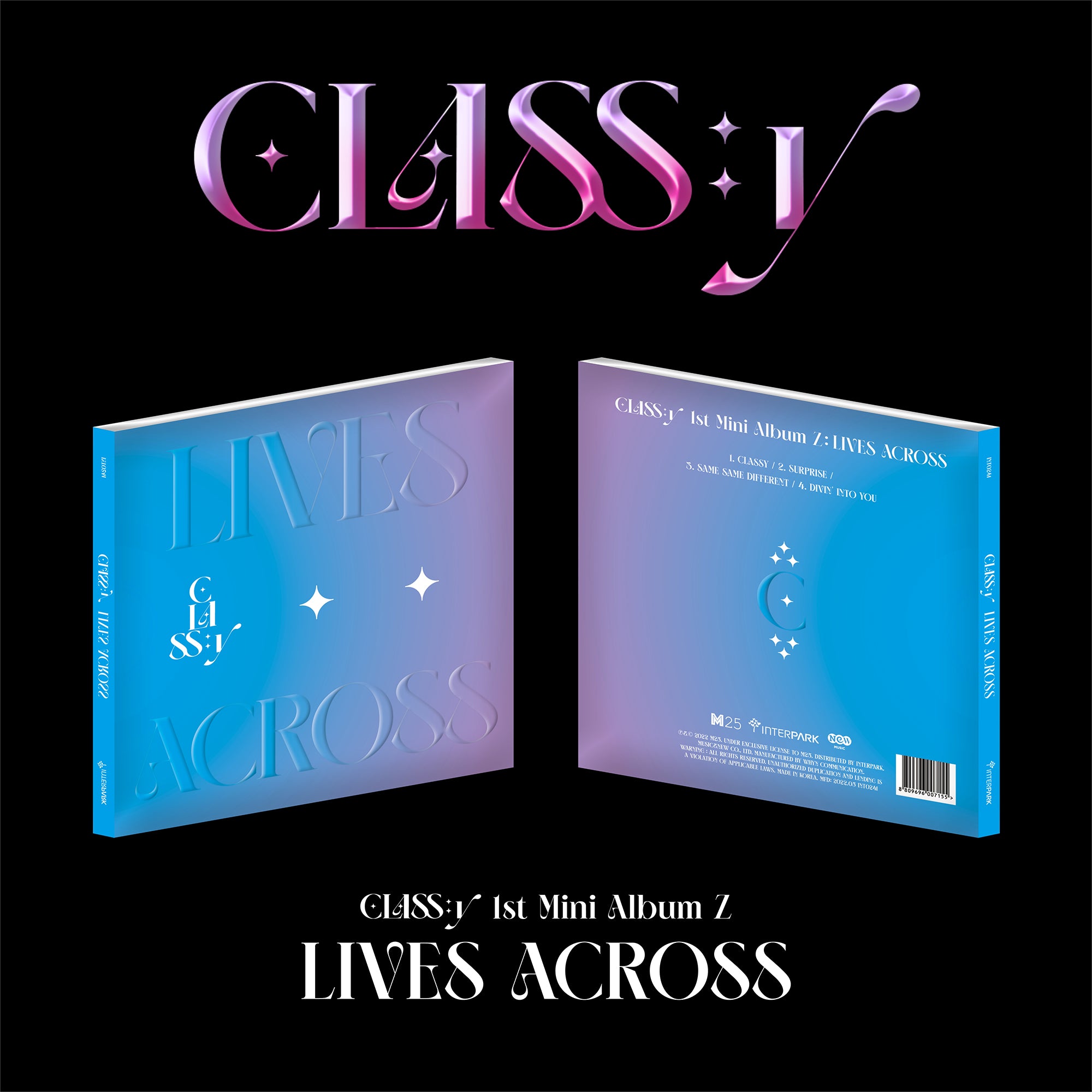 CLASS:Y 1ST MINI ALBUM Z 'LIVES ACROSS' COVER
