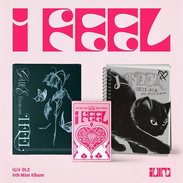 (G)I-DLE 6TH MINI ALBUM 'I FEEL' SET COVER