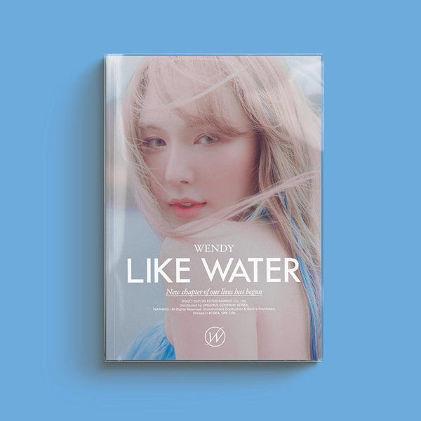 WENDY (RED VELVET) 1ST MINI ALBUM 'LIKE WATER' + POSTER