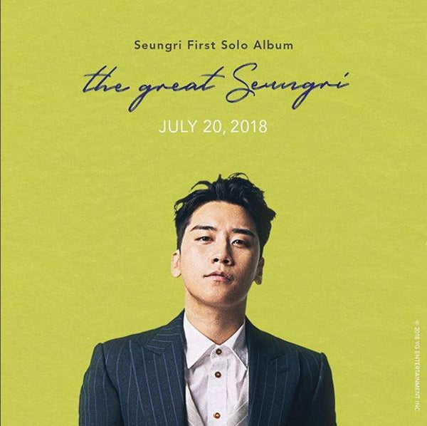 BIGBANG SEUNGRI 1ST SOLO ALBUM 'THE GREAT SEUNGRI' + POSTER