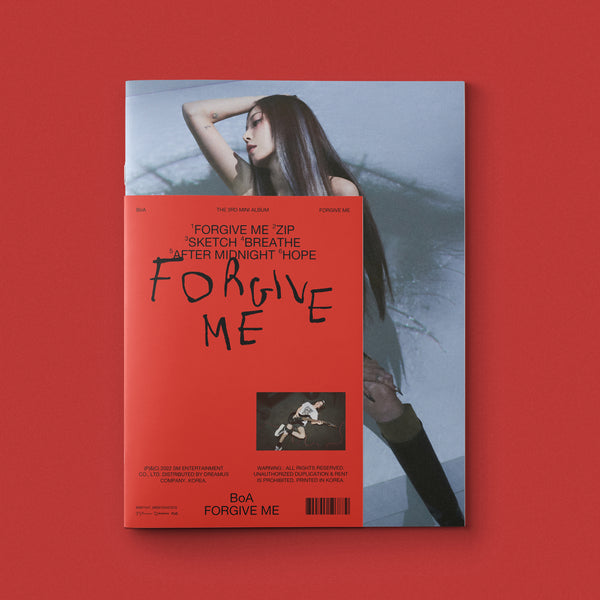 BOA 3RD MINI ALBUM 'FORGIVE ME' HATE VERSION COVER