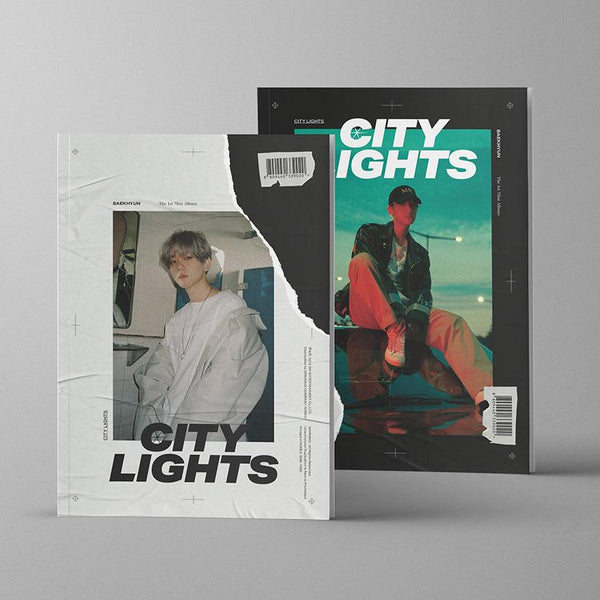 BAEK HYUN (EXO) 1ST MINI ALBUM 'CITY LIGHTS' + POSTER