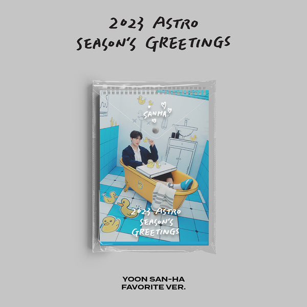 ASTRO 2023 SEASON'S GREETINGS YOON SANHA FAVORITE COVER