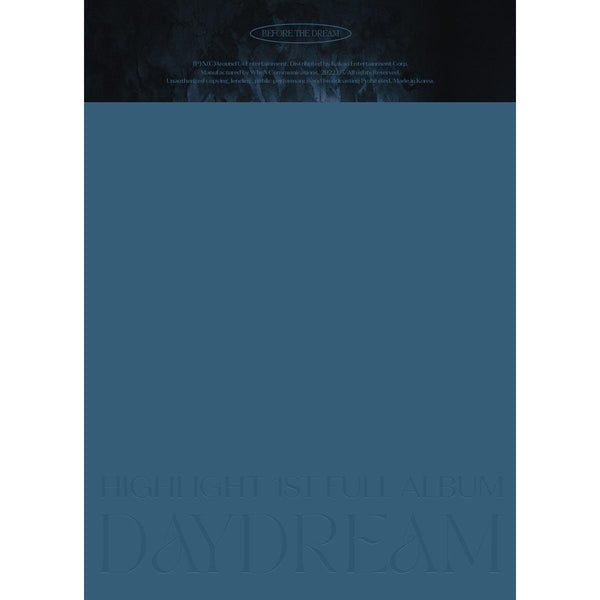 HIGHLIGHT 1ST ALBUM 'DAYDREAM' BEFORE THE DREAM COVER
