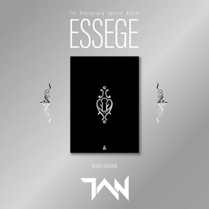 TAN 1ST ANNIVERSARY SPECIAL ALBUM 'ESSEGE' (META) BLACK VERSION COVER