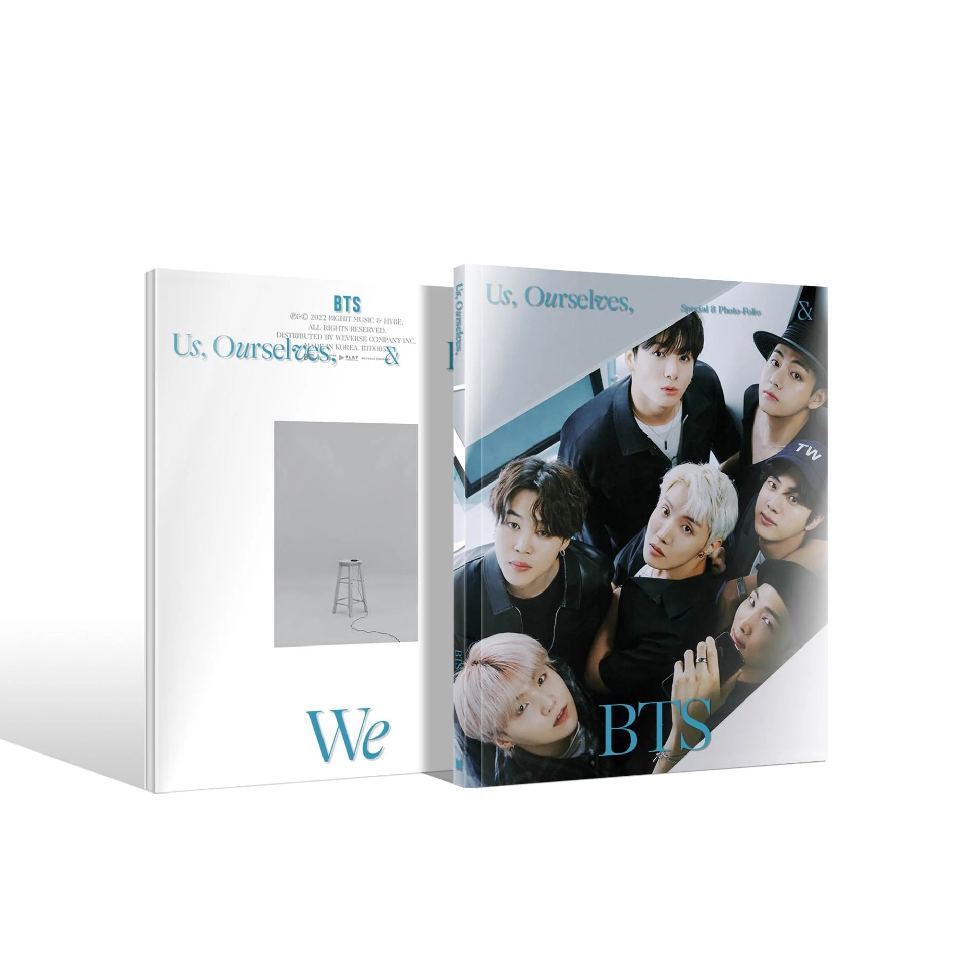 BTS SPECIAL 8 PHOTO-FOLIO US, OURSELVES, AND BTS 'WE' cover