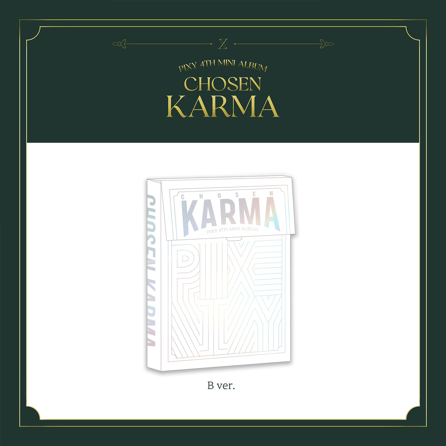 PIXY 4TH MINI ALBUM 'CHOSEN KARMA' B VERSION COVER