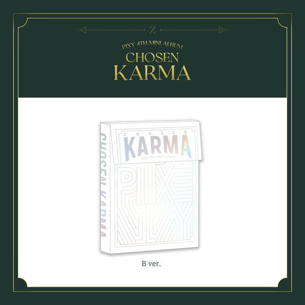 PIXY 4TH MINI ALBUM 'CHOSEN KARMA' B VERSION COVER