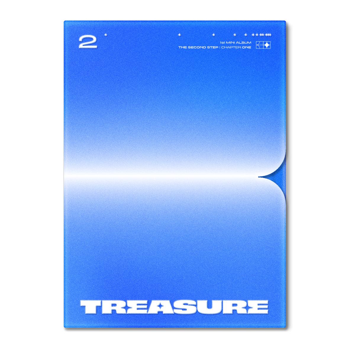 TREASURE 1ST MINI ALBUM 'THE SECOND STEP : CHAPTER ONE' (PHOTO BOOK) blue version cover