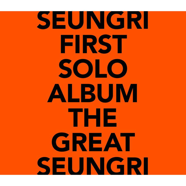 BIGBANG SEUNGRI 1ST SOLO ALBUM 'THE GREAT SEUNGRI' + POSTER
