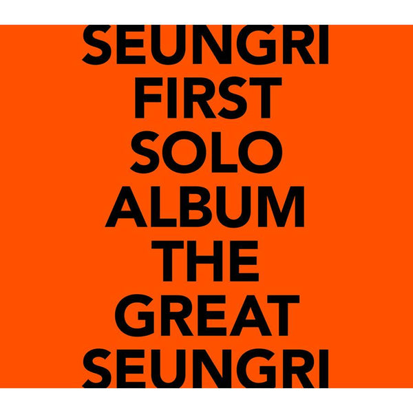 BIGBANG SEUNGRI 1ST SOLO ALBUM 'THE GREAT SEUNGRI'