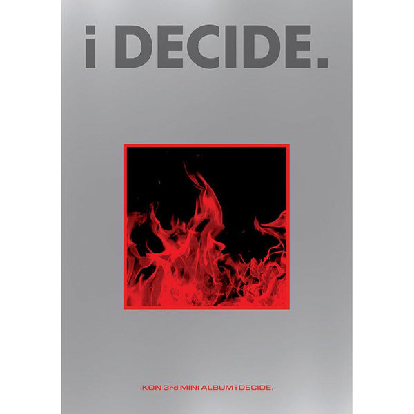 iKON 3RD MINI ALBUM 'i DECIDE' red version cover