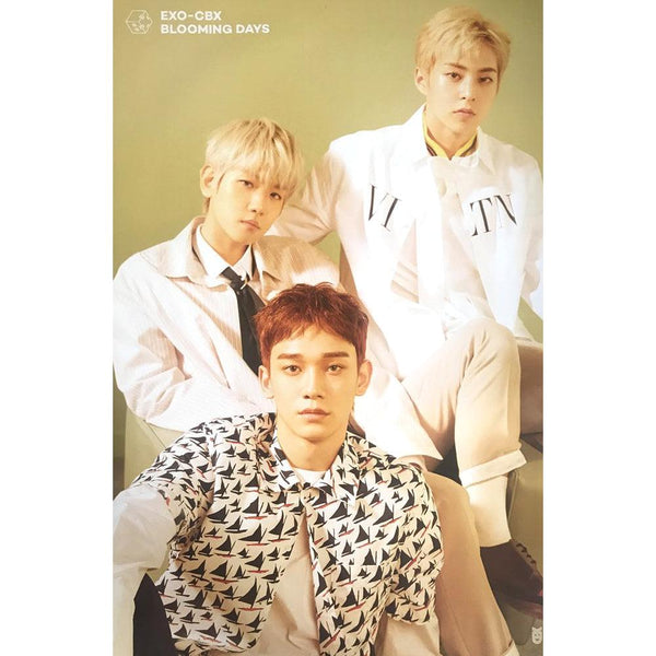 EXO CBX 2ND MINI ALBUM 'BLOOMING DAYS' POSTER ONLY