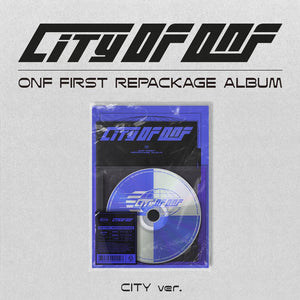 ONF 1ST REPACKAGE ALBUM 'CITY OF ONF' + POSTER