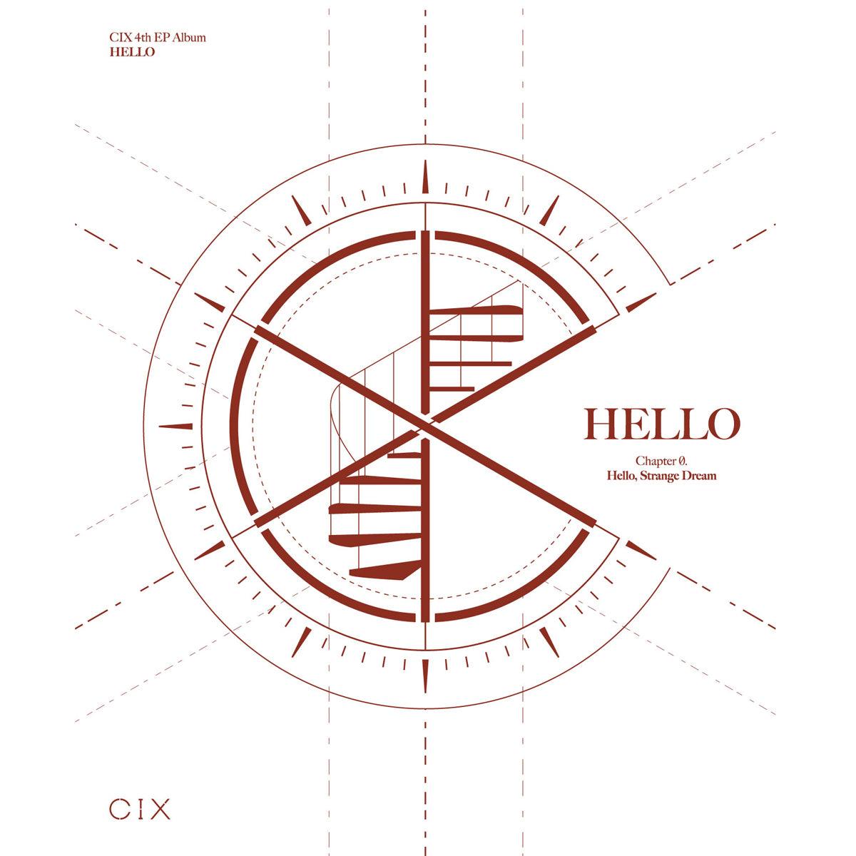CIX 4TH EP ALBUM 'HELLO CHAPTER Ø. HELLO, STRANGE DREAM' + POSTER