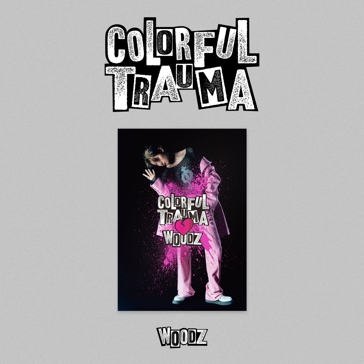 WOODZ 4TH MINI ALBUM 'COLORFUL TRAUMA' COLORFUL VERSION COVER
