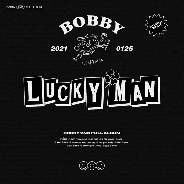 BOBBY (iKON) 2ND ALBUM 'LUCKY MAN' + POSTER
