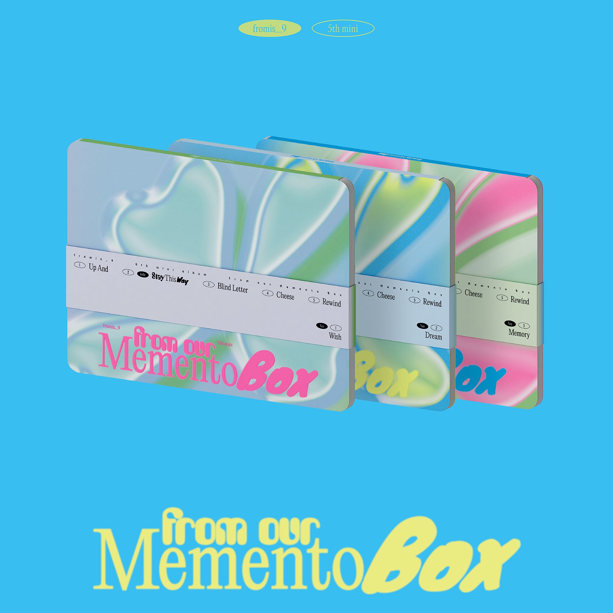 FROMIS_9 5TH MINI ALBUM 'FROM OUR MEMENTO BOX' COVER