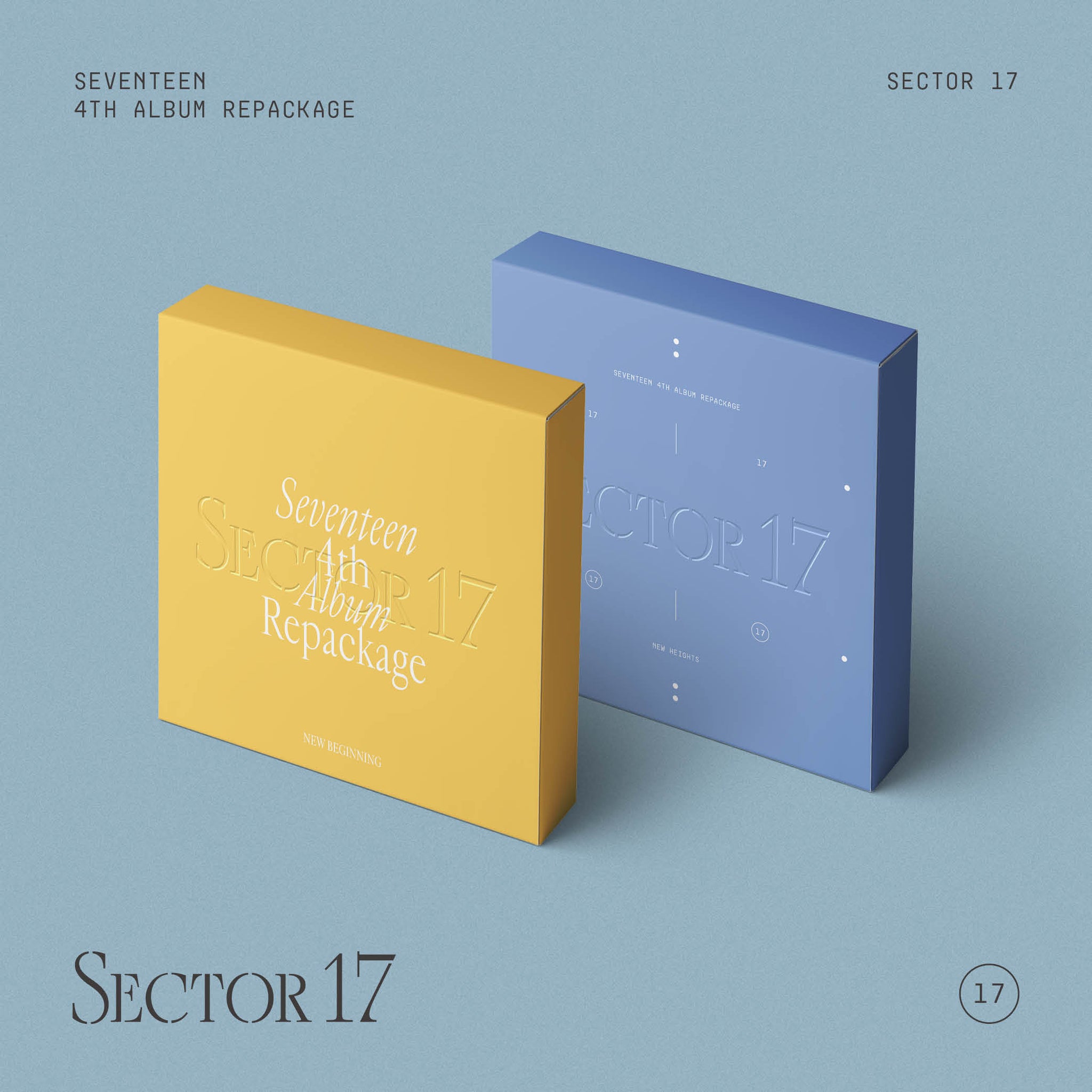SEVENTEEN 4TH ALBUM REPACKAGE 'SECTOR 17' COVER