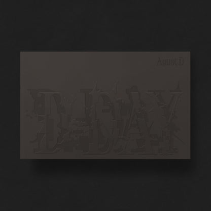 AGUST D (SUGA) SOLO ALBUM 'D-DAY' VERSION 2 COVER