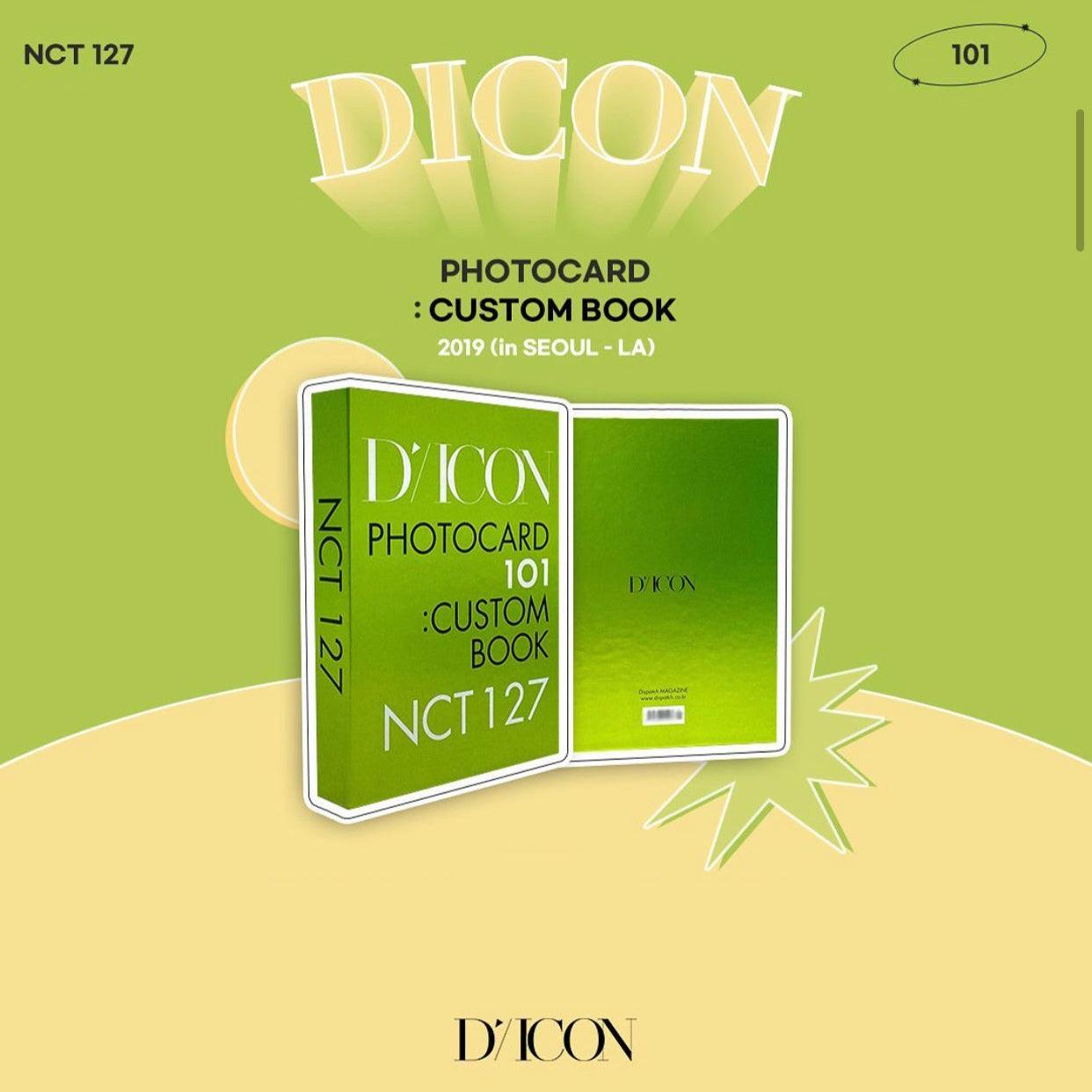 D-ICON 'NCT 127 PHOTO CARD 101 : CUSTOM BOOK' COVER