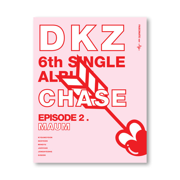 DKZ 6TH SINGLE 'CHASE EPISODE 2. MAUM' ALBUM COVER FASCINATE
