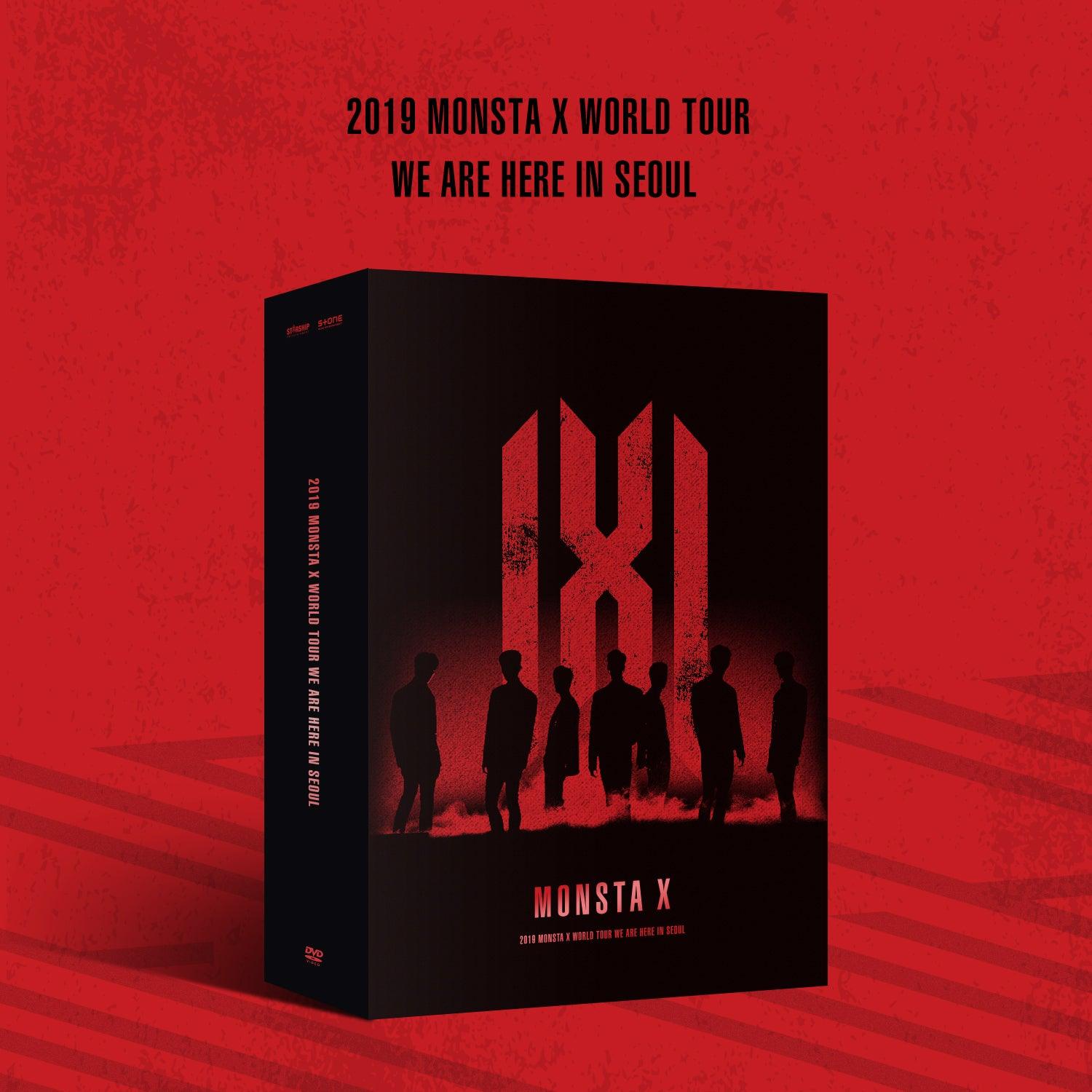 MONSTA X '2019 WORLD TOUR WE ARE HERE IN SEOUL' DVD