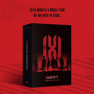 MONSTA X '2019 WORLD TOUR WE ARE HERE IN SEOUL' DVD + POSTER