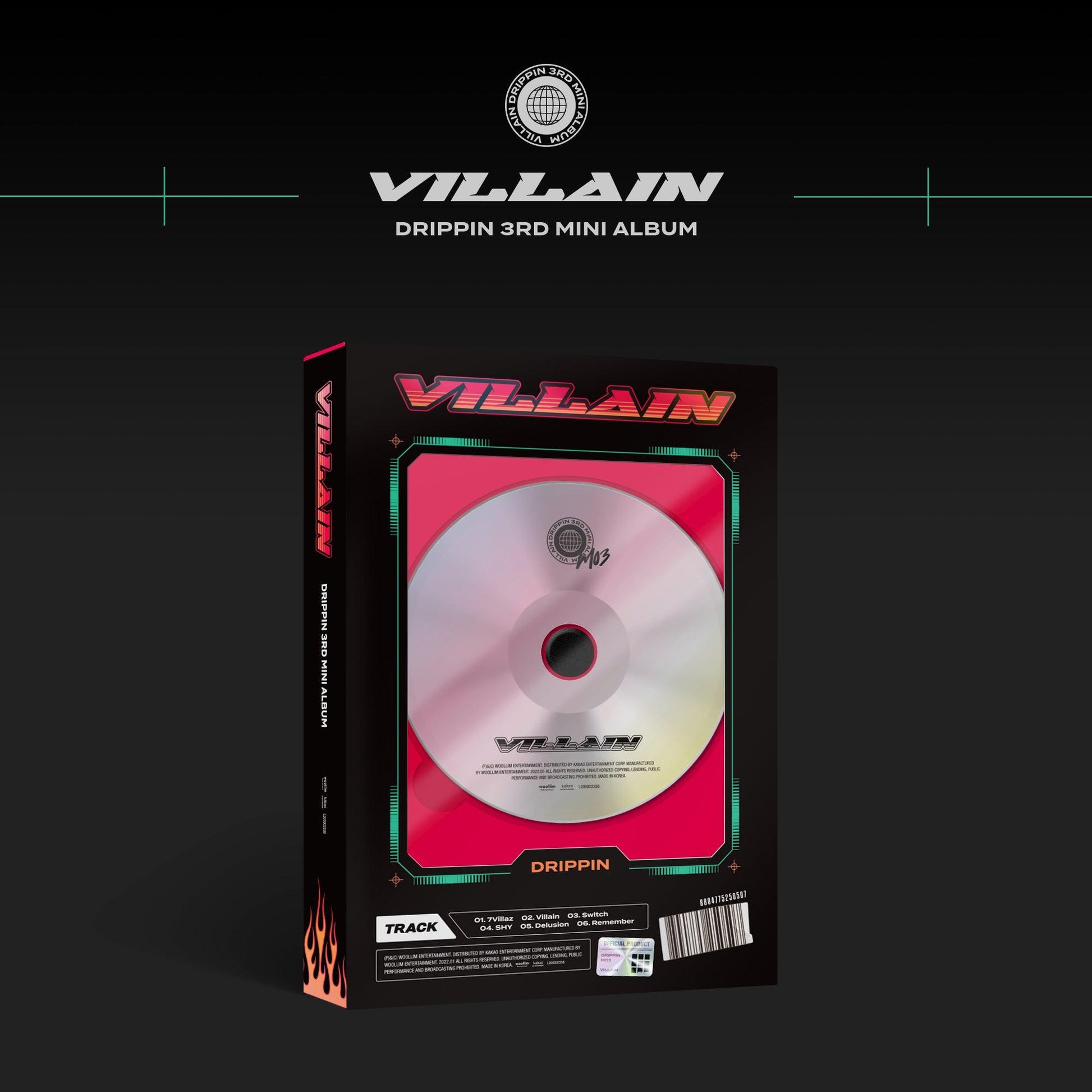 DRIPPIN 3RD MINI ALBUM 'VILLAIN' - KPOP REPUBLIC