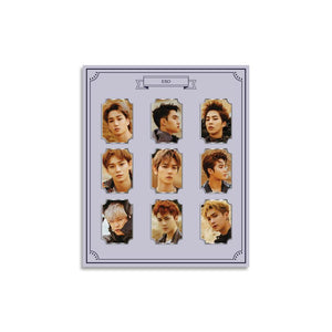 EXO OFFICIAL PHOTO METAL BADGE SET