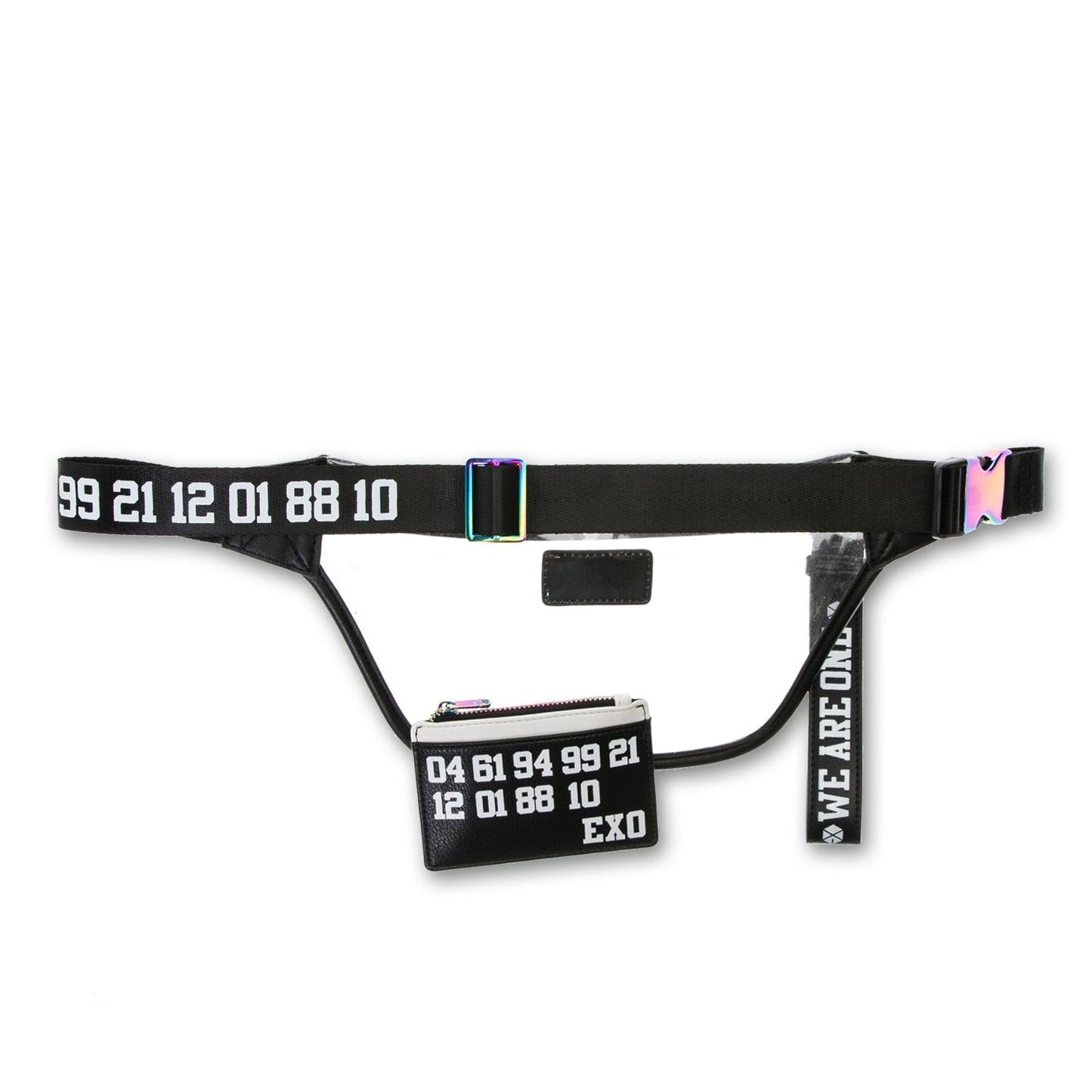 EXO 'OFFICIAL WE ARE ONE FANNY PACK WITH CARD WALLET & KEYCHAIN' - KPOP REPUBLIC