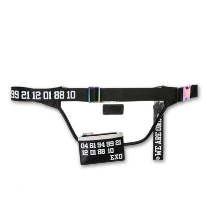 EXO 'OFFICIAL WE ARE ONE FANNY PACK WITH CARD WALLET & KEYCHAIN' - KPOP REPUBLIC