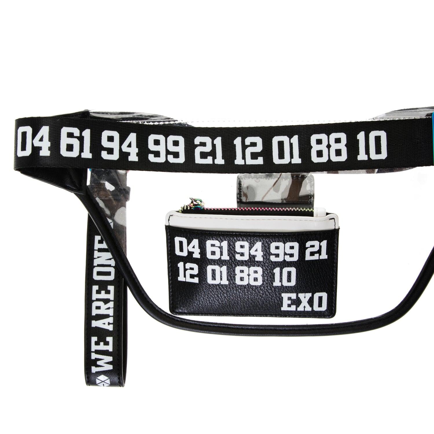 EXO 'OFFICIAL WE ARE ONE FANNY PACK WITH CARD WALLET & KEYCHAIN' - KPOP REPUBLIC