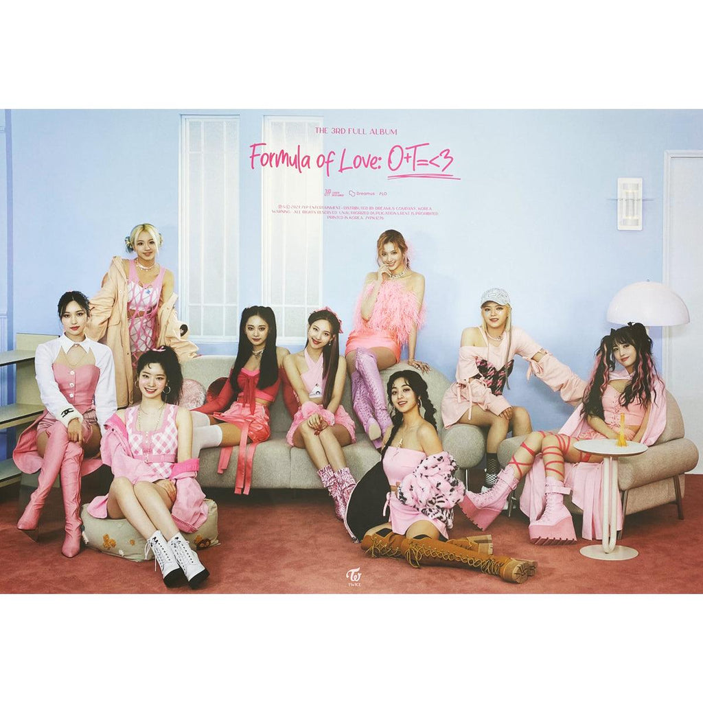 Formula Of Love: O+T=<3 (Study About Love Version) by TWICE, CD