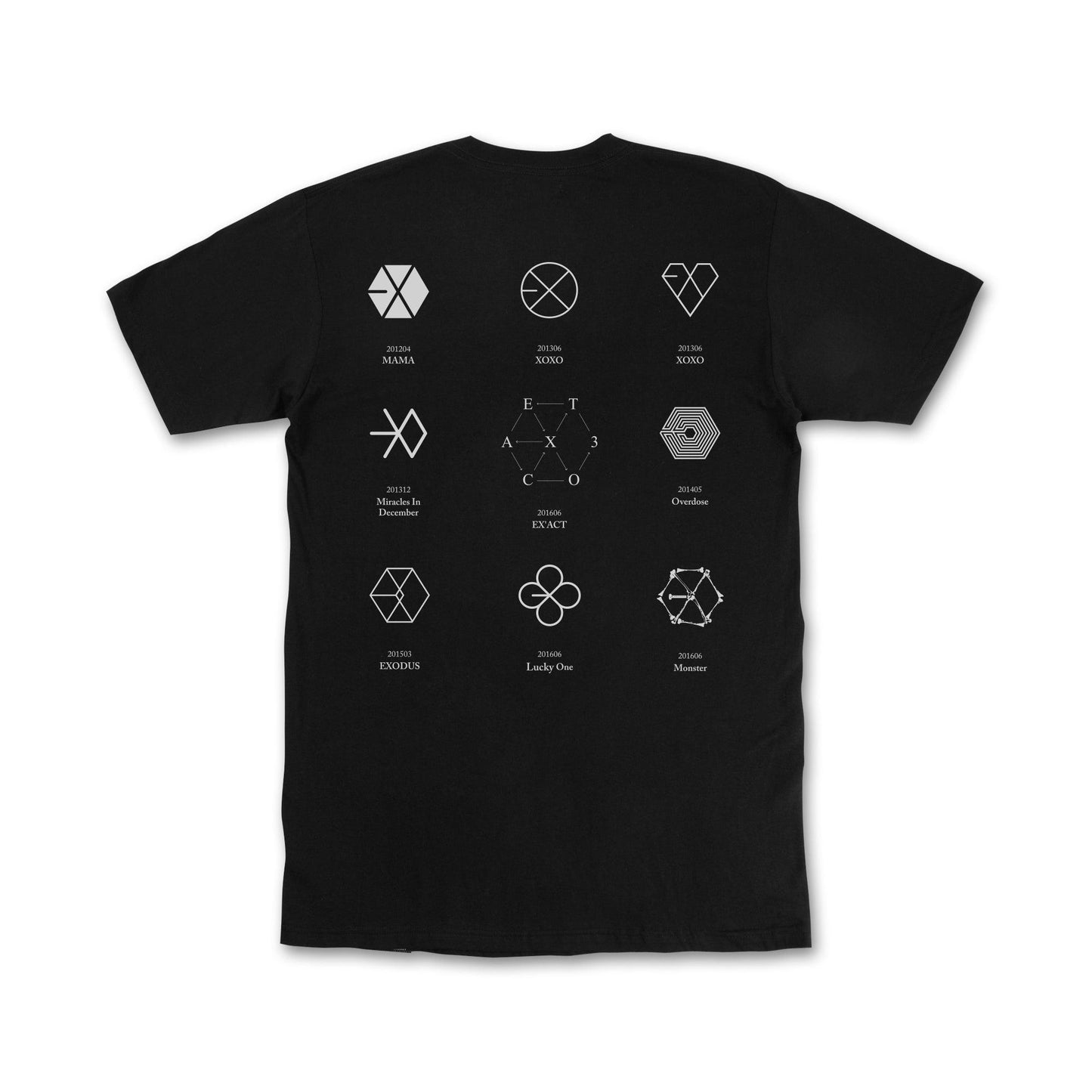 EXO OFFICIAL T-SHIRT WITH RHINESTONES - KPOP REPUBLIC