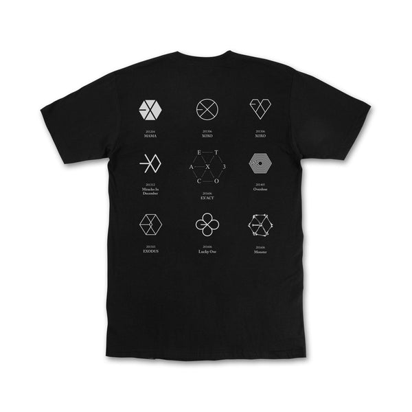 EXO OFFICIAL T-SHIRT WITH RHINESTONES - KPOP REPUBLIC