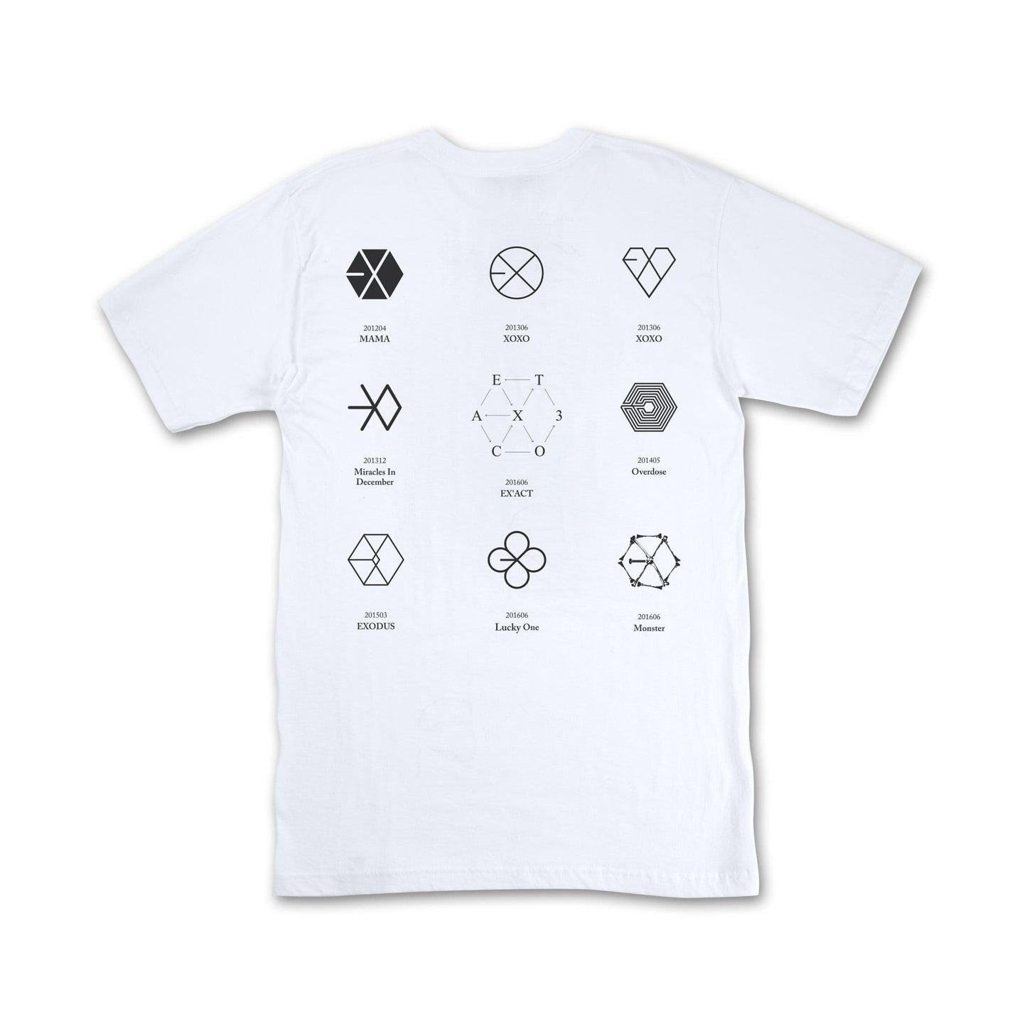 EXO OFFICIAL T-SHIRT WITH RHINESTONES - KPOP REPUBLIC