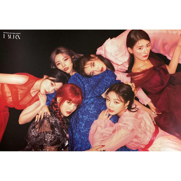 (G)I-DLE 4TH MINI ALBUM 'I BURN' POSTER ONLY - KPOP REPUBLIC