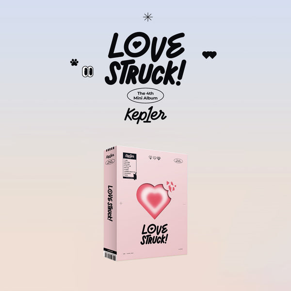 KEP1ER 4TH MINI ALBUM 'LOVESTRUCK!' FIRST BLUSH VERSION COVER