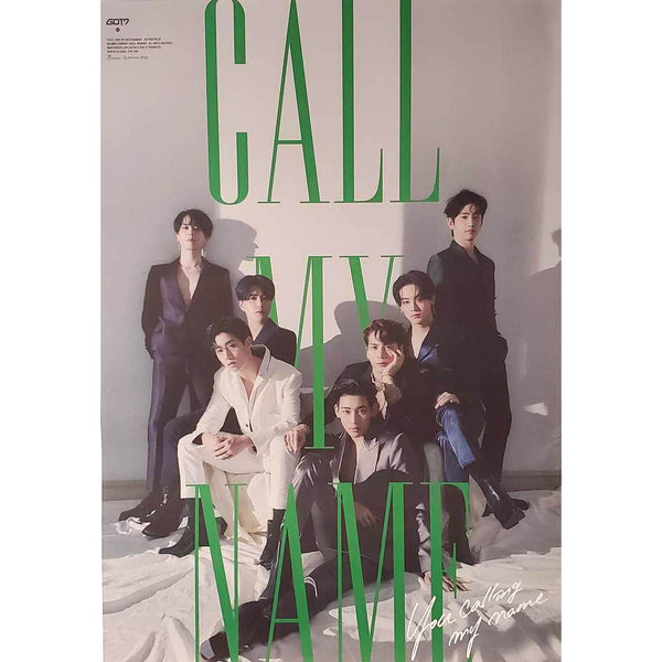 GOT7 MINI ALBUM 'CALL MY NAME' POSTER ONLY