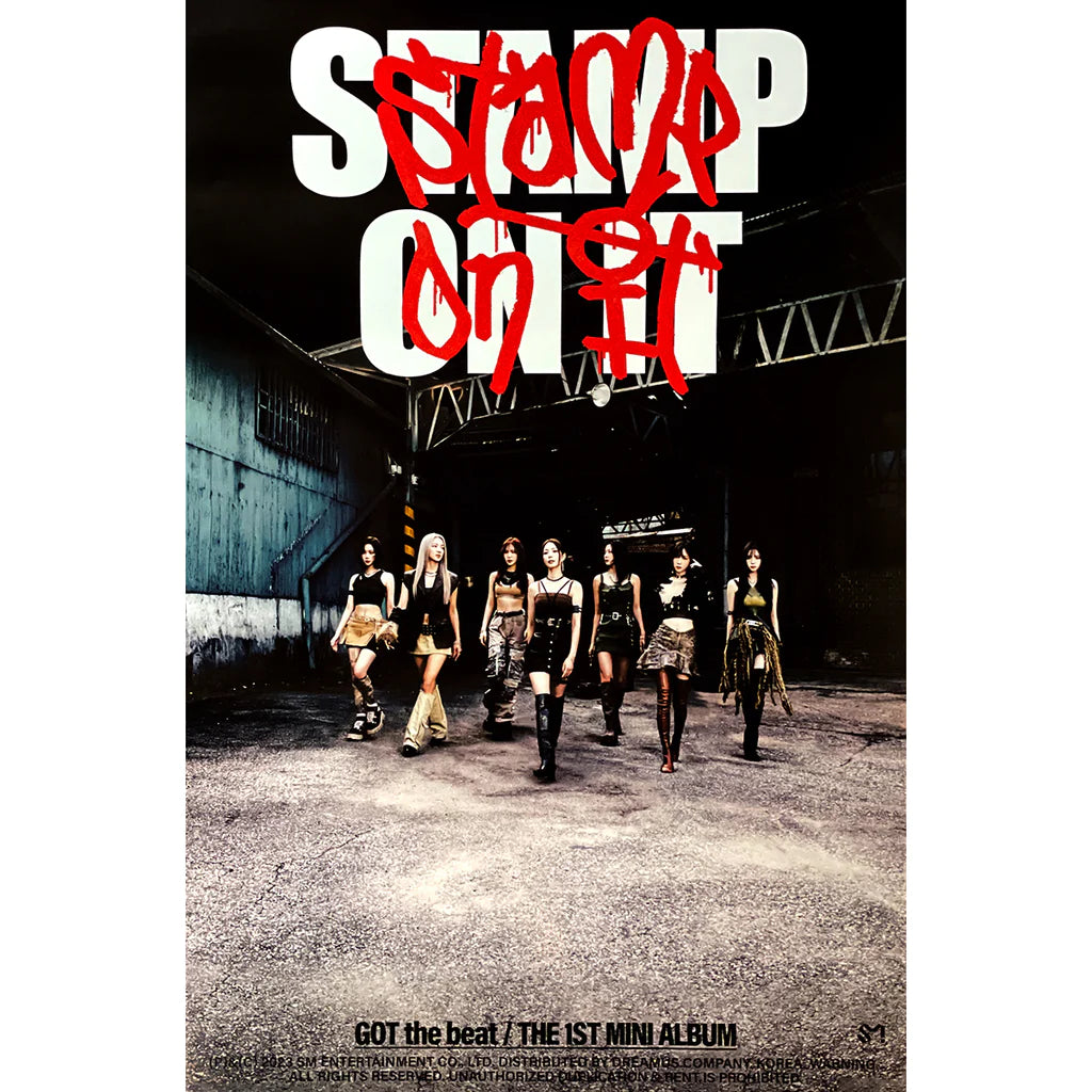 GOT THE BEAT 1ST MINI ALBUM 'STAMP ON IT' POSTER ONLY (STAMP)