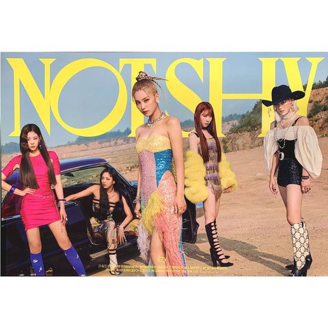 ITZY ALBUM 'NOT SHY' POSTER ONLY - KPOP REPUBLIC