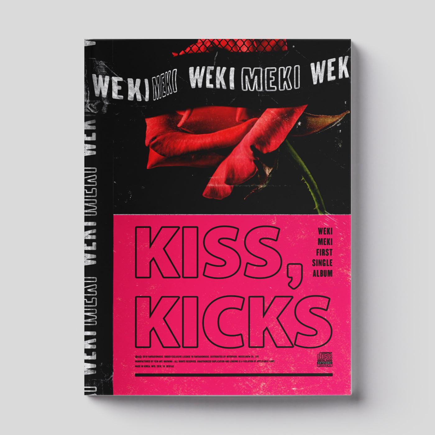 WEKI MEKI 1ST SINGLE ALBUM 'KISS, KICKS'