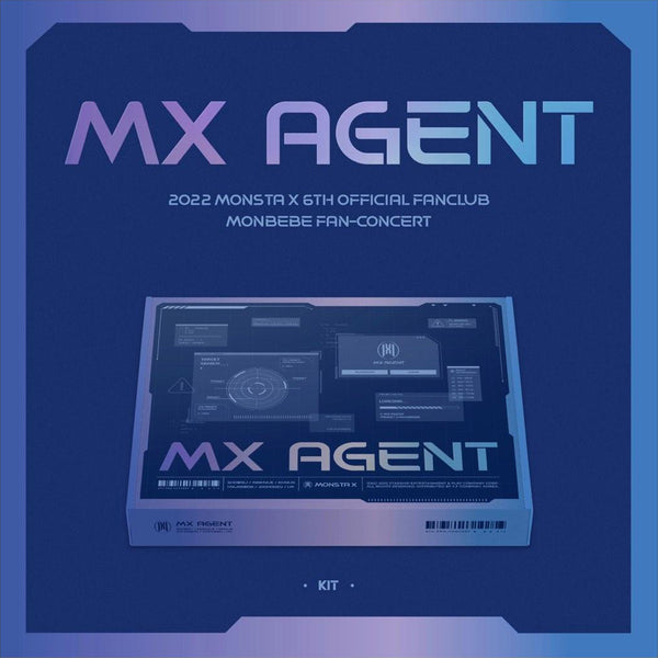 MONSTA X 2022 6TH OFFICIAL FANCLUB MONBEBE FAN-CONCERT 'MX AGENT' KIHNO KIT COVER
