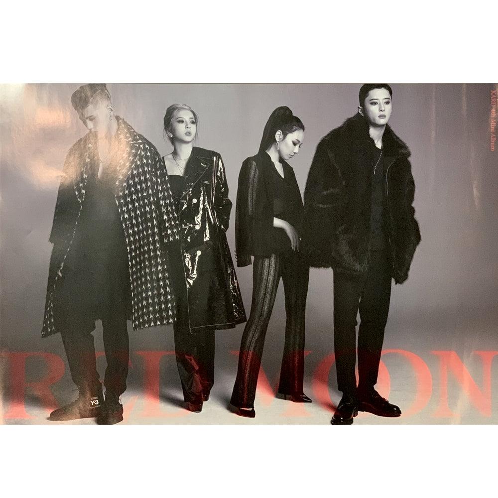 KARD 4TH MINI ALBUM 'RED MOON' POSTER ONLY - KPOP REPUBLIC