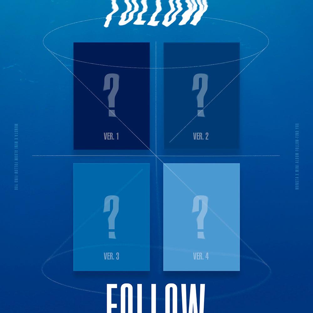 MONSTA X 7TH MINI ALBUM 'FOLLOW-FIND YOU' + POSTER