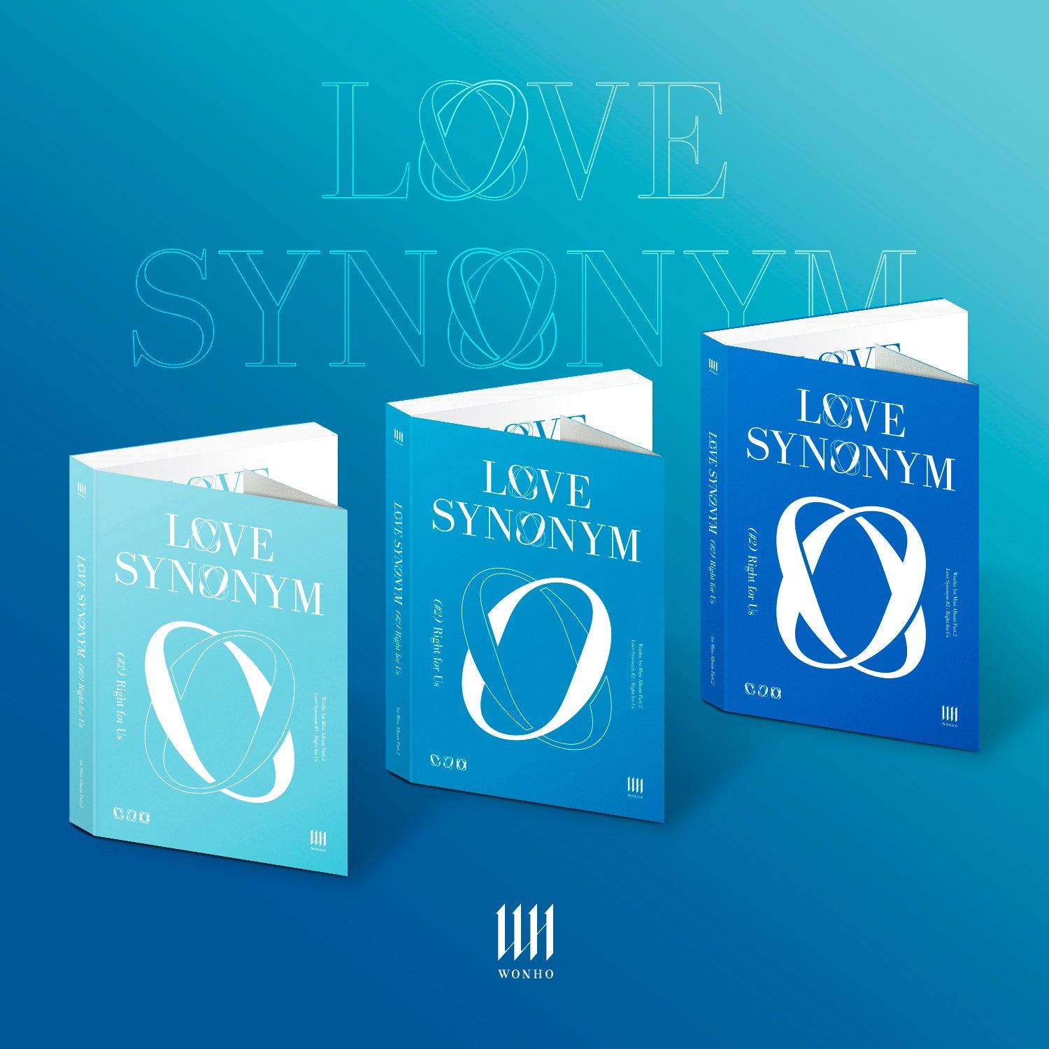 WONHO 1ST MINI ALBUM 'LOVE SYNONYM #2. RIGHT FOR US'