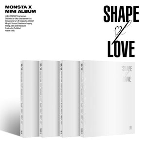 MONSTA X 11TH MINI ALBUM 'SHAPE OF LOVE' SET COVER